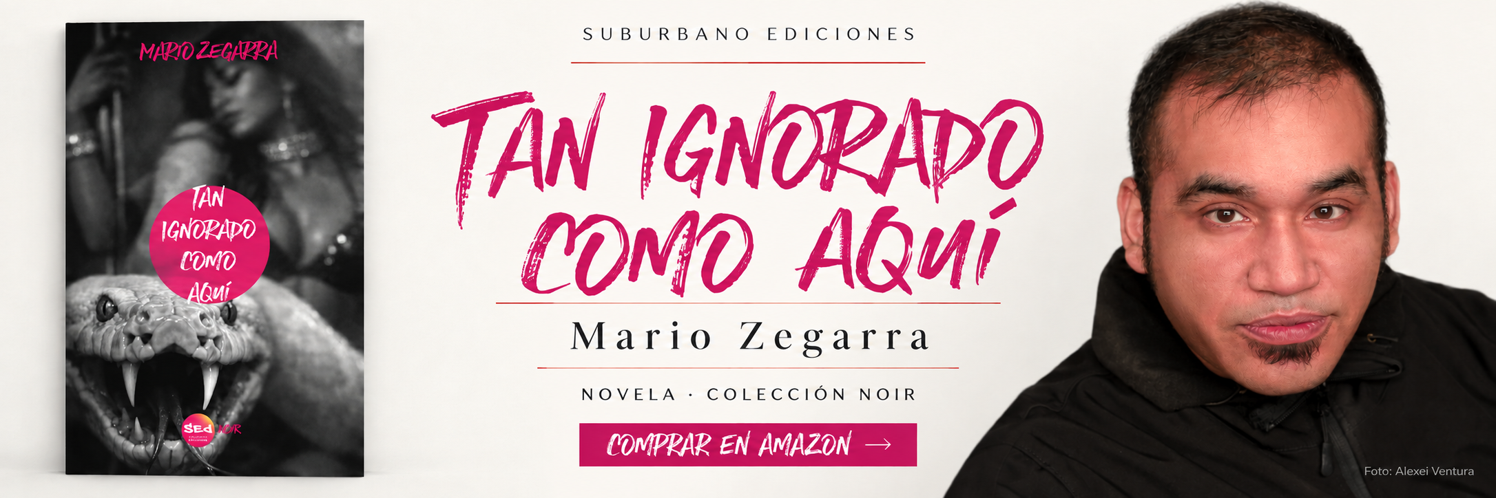 Tan ignorado como aquí — Mario Zegarra. Comprar en Amazon