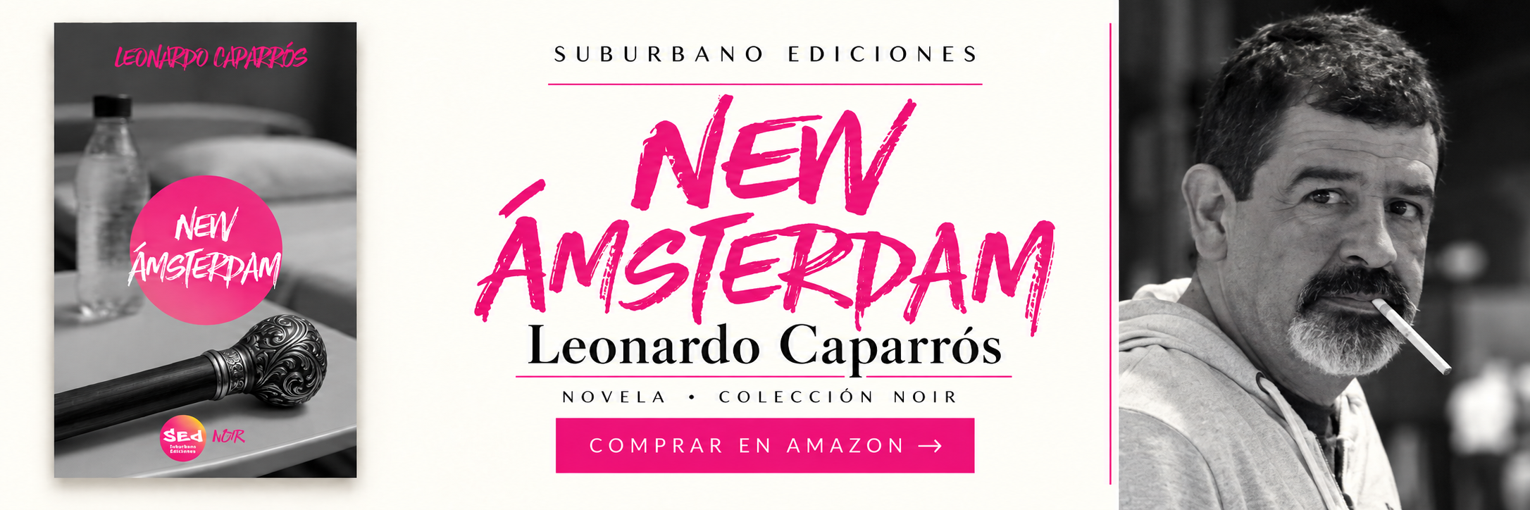New Ámsterdam — Leonardo Caparrós. Comprar en Amazon