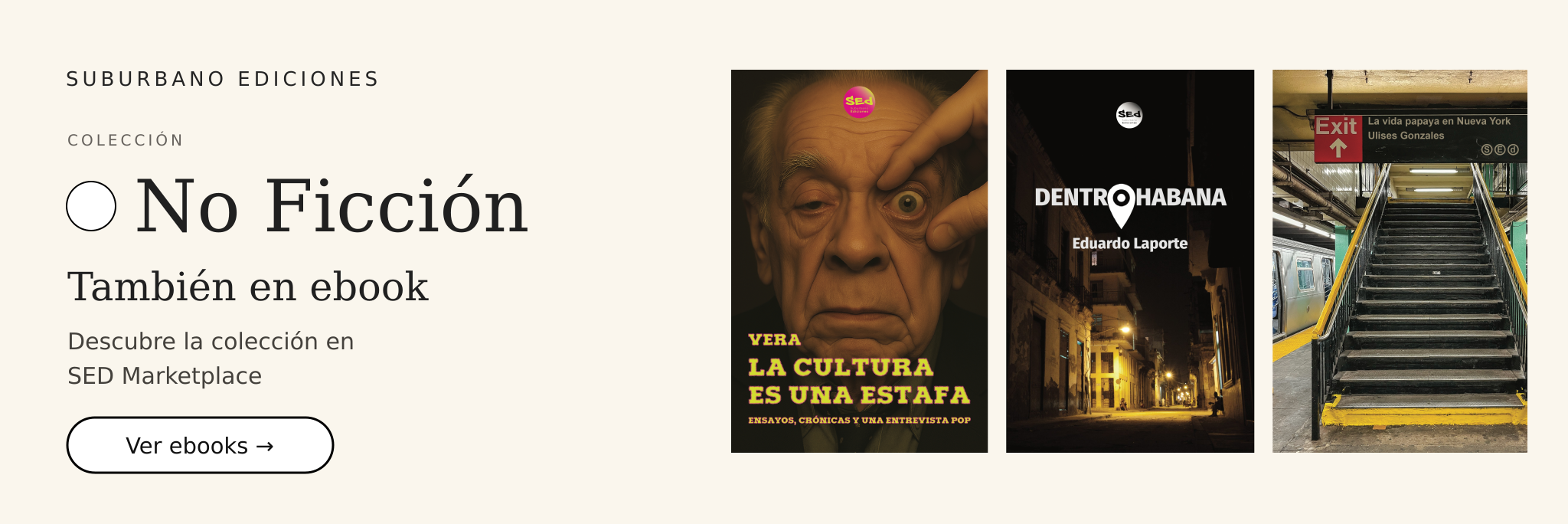 Colección No Ficción — También en ebook. SED Marketplace